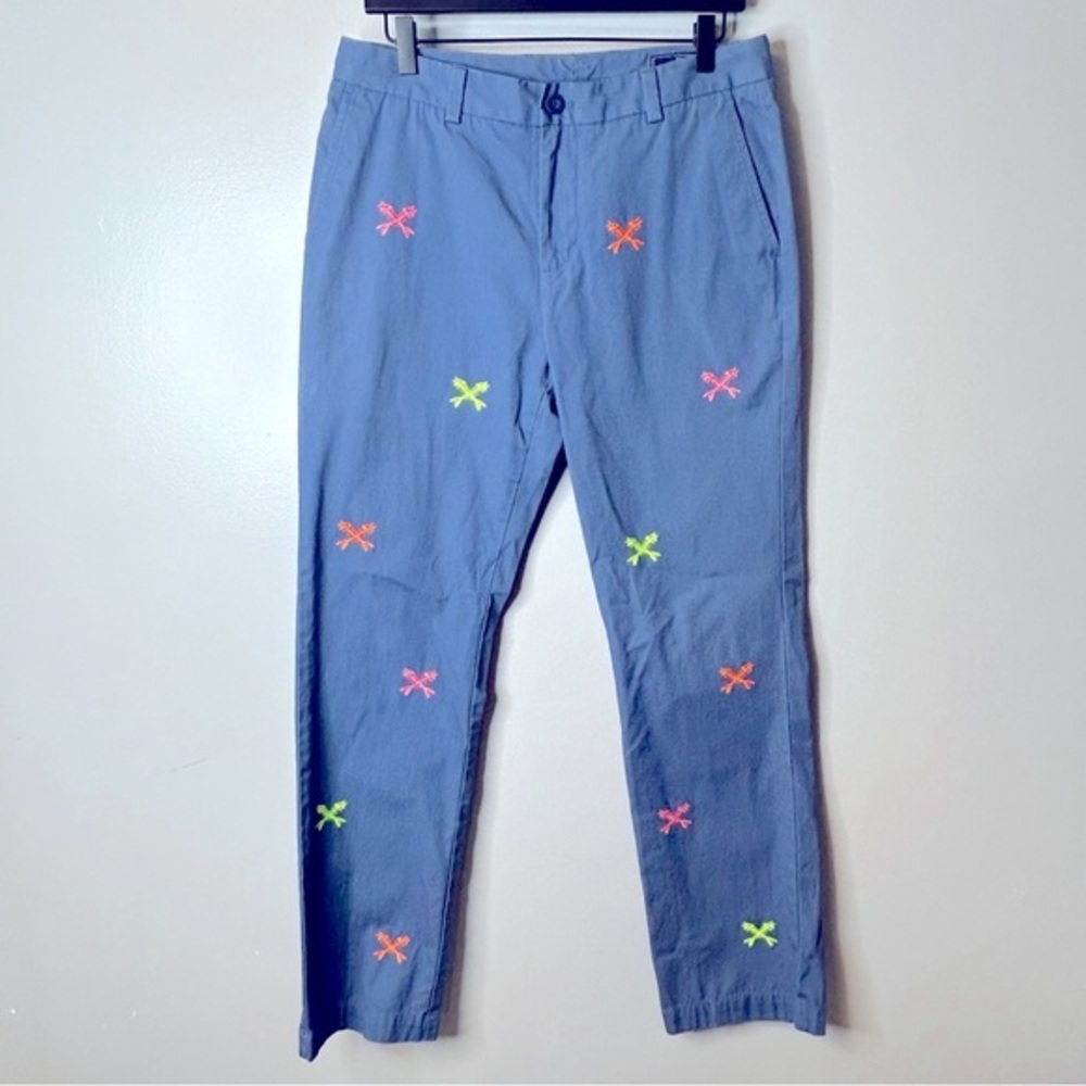 Vineyard Vines Fishbone Slim Fit Breaker Pants Size 32” x 32”‎